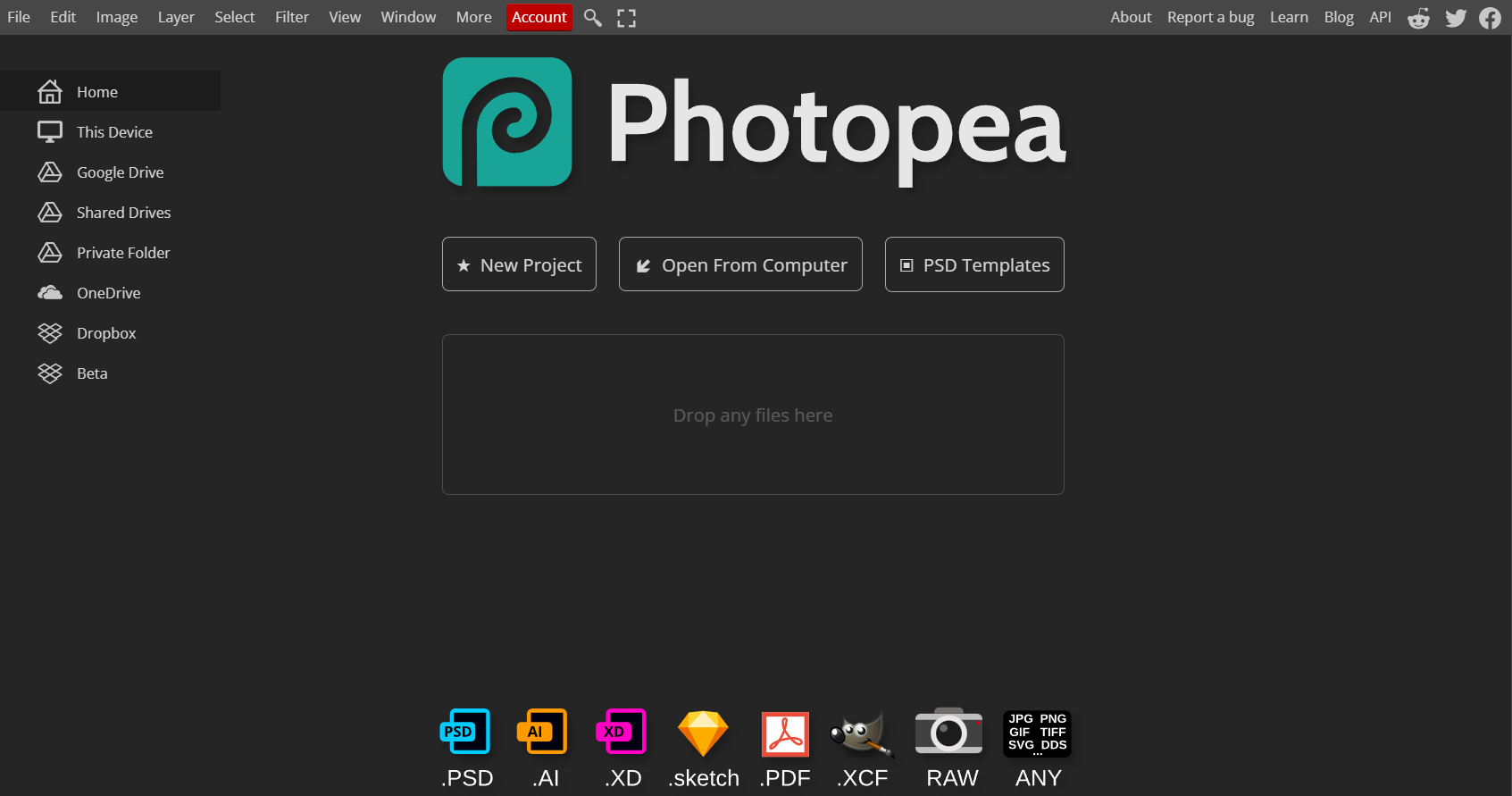 Photopea-home