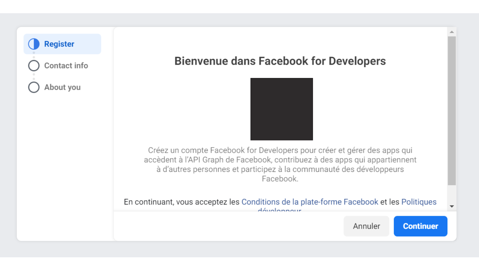 Formation créer un site web facebook developpers