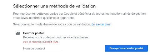 Code validation Google Maps