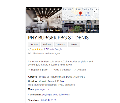 pny exemple featured snippet